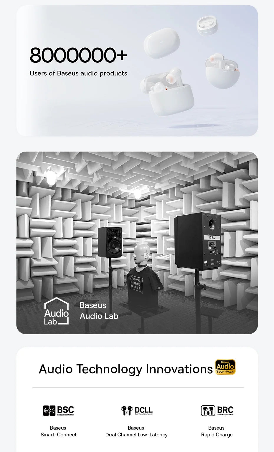 Beseus EP10 Pro ANC Wireless Earbuds