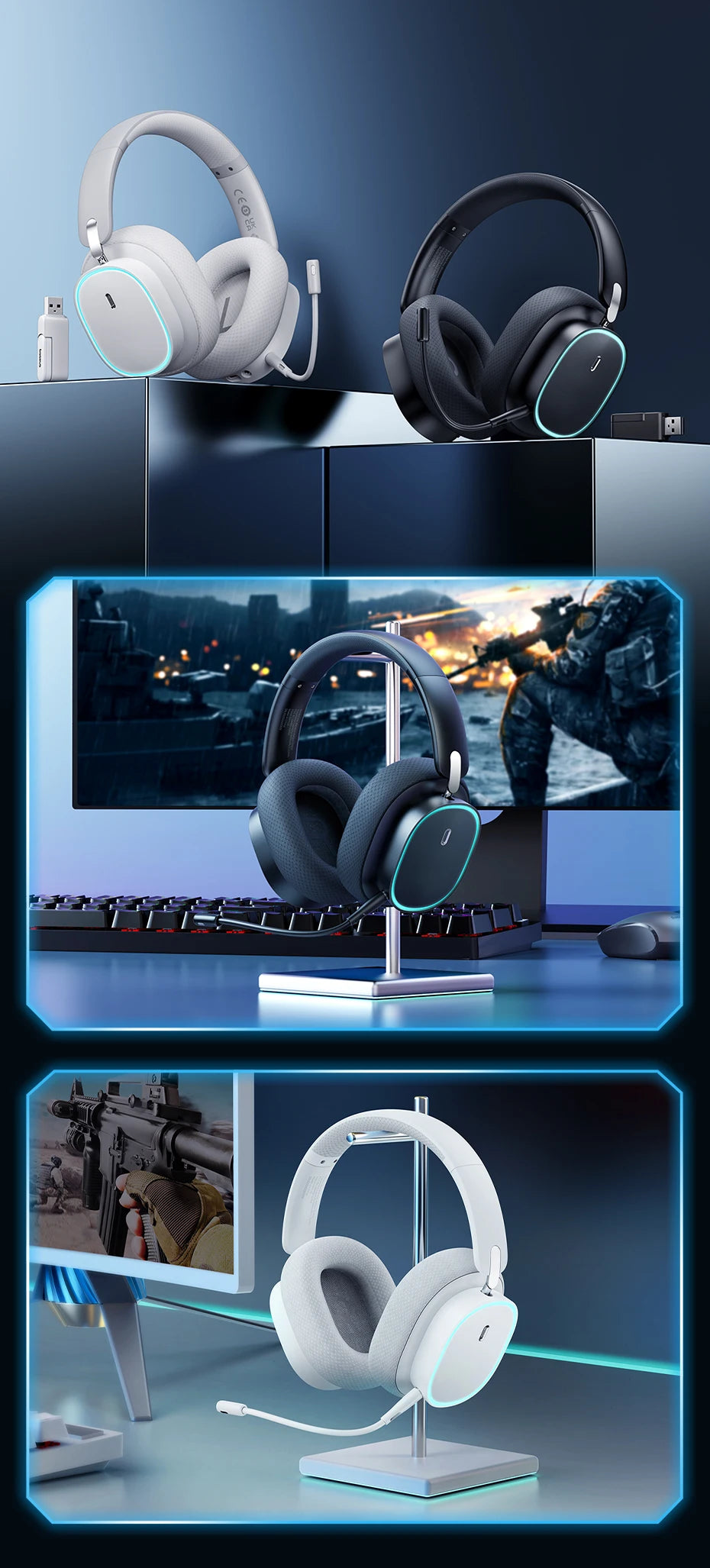 Baseus GH02 Gaming Wireless Headphone