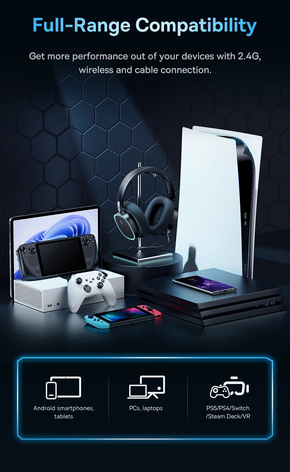 Baseus GH02 Gaming Wireless Headphone