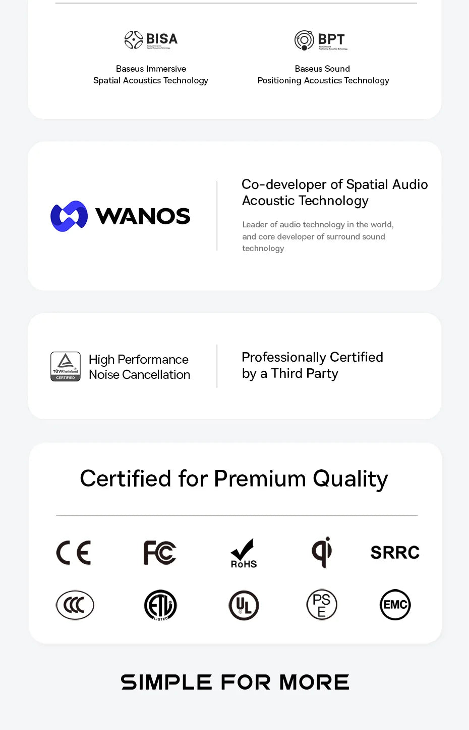 Beseus EP10 Pro ANC Wireless Earbuds