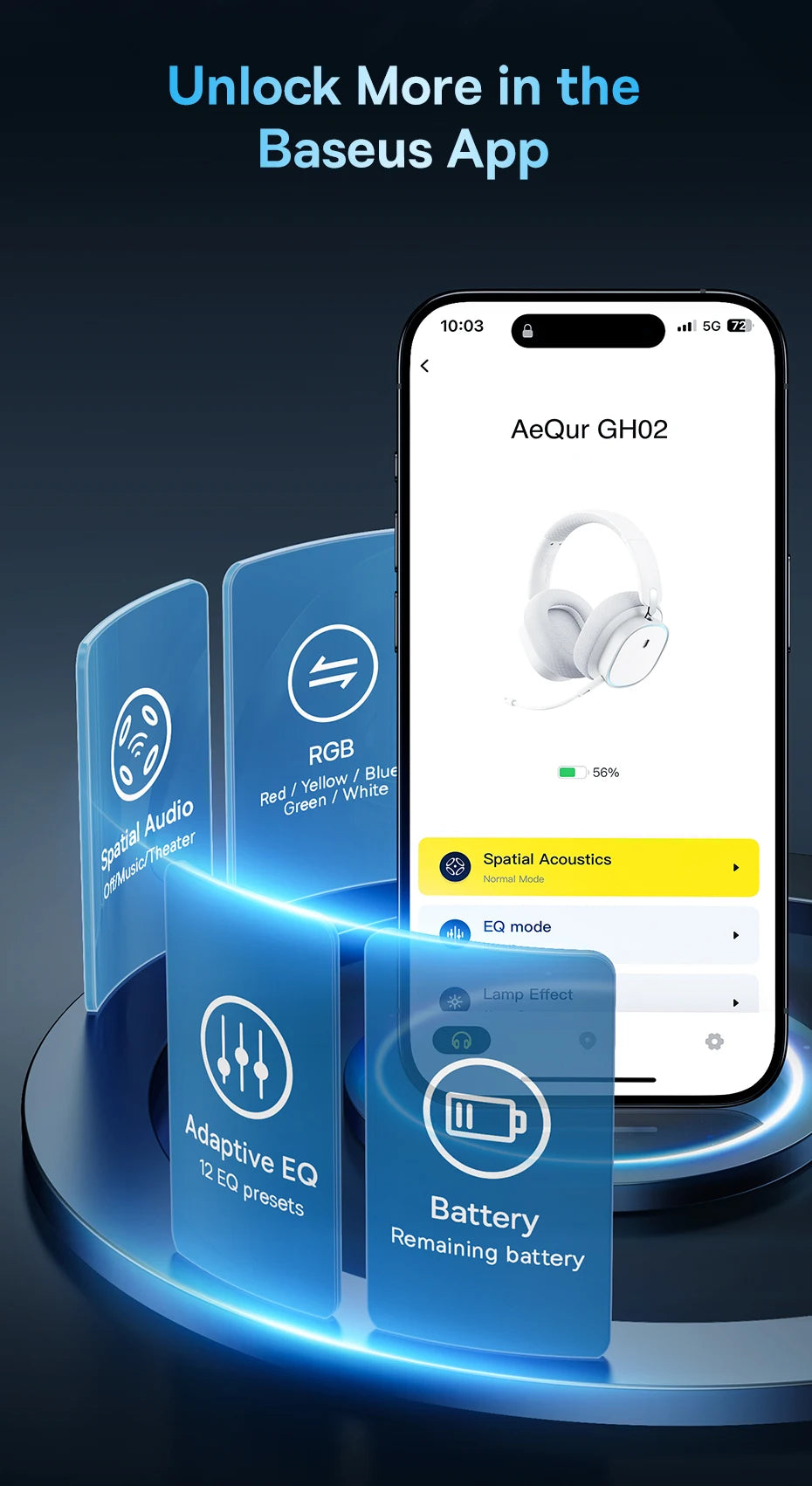 Baseus GH02 Gaming Wireless Headphone