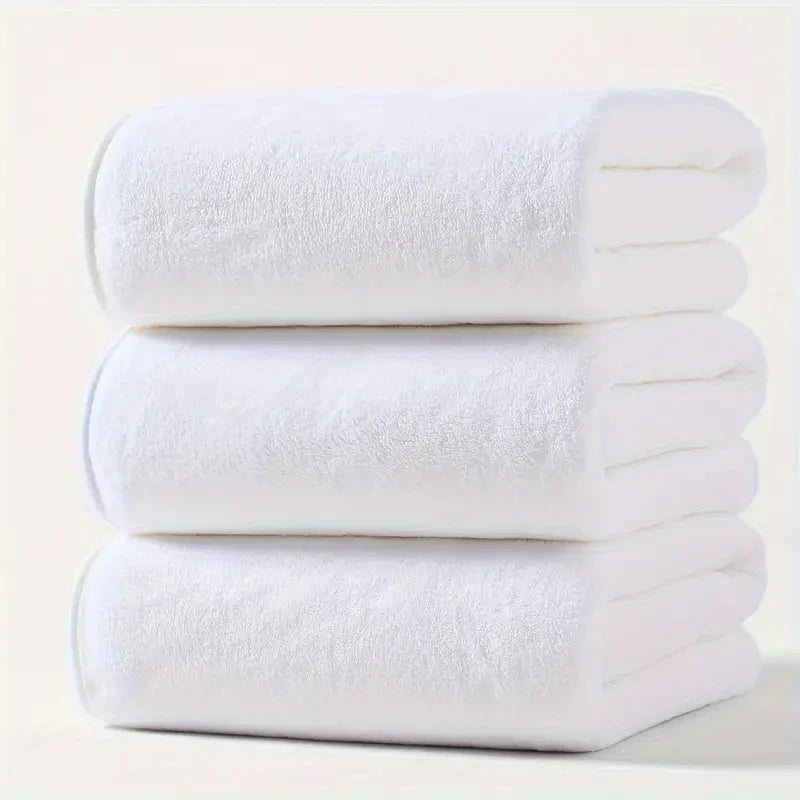 3-Piece Coral Velvet Bath Towel Set - Soft & Quick Dry